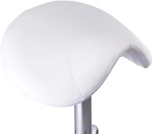 Beauty System Taboret kosmetyczny BD-9909 Biały BSBD-9909/WHITE - Krzesła i taborety kosmetyczne - miniaturka - grafika 3