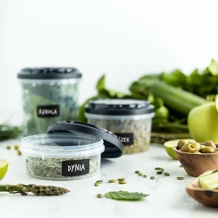 Branq DOSTAWCA Komplet 3 Pojemników Rukkola Twist 1115 Z Tablicą BRA000237 - Pojemniki kuchenne - miniaturka - grafika 7