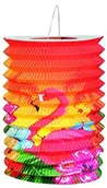 Kinder party - Boland boland 52508  zestaw 2 latarnie papierowe Hibiscus Hawaii 16 cm, sortowane - miniaturka - grafika 1