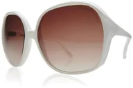 Okulary przeciwsłoneczne - Electric okulary przeciwszłoneczn damskie BIBIDAHL Gloss White/Brown Gradient - miniaturka - grafika 1