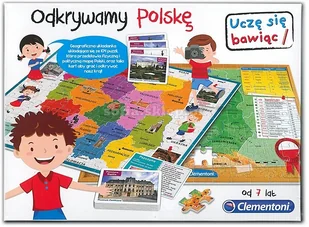 Clementoni zabawka edukacyjna Odkrywamy Polskę - Zabawki interaktywne dla dzieci - miniaturka - grafika 2