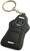 Breloki - Sparco Breloczek do kluczy SEAT Sparco czarny 099071SEAT - miniaturka - grafika 1