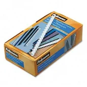 Grzbiety do bindownic - Fellowes Apex Black Plastic Comb 12 MM, biały 8 mm 6200201 - miniaturka - grafika 1