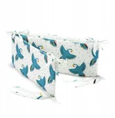 Ochraniacze do łóżeczka - La Millou Ochraniacz Do Łóżeczka Parrot Lover - miniaturka - grafika 1