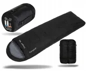 Inne akcesoria dla wędkarzy - Śpiwór Campus Cougar 150 0 st 2x1 kompresja kołdra - miniaturka - grafika 1