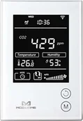 Systemy inteligentnych domów - MCO Home mcoemh9 emisji dwutlenku węgla sensor biały - miniaturka - grafika 1