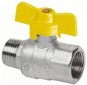 Zawory i kraniki - Valvex Zawór kulowy gazowy GW 1/2" X GZ 1/2" Z MOTYLKIEM - miniaturka - grafika 1