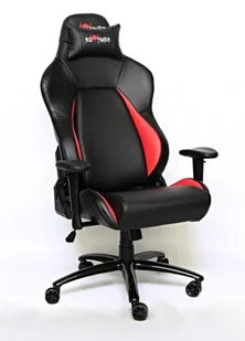 E-Blue Fotel E-BLUE Red Fighter C2 Czarny - Fotele gamingowe - miniaturka - grafika 2