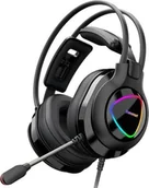 Słuchawki - Tronsmart Glary Alpha LED 7.1 Czarny (TS-GLARY-ALPHA) - miniaturka - grafika 1