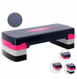 Stepper Fitness Step Do Aerobiku 3 Stopniowy AS002 - Steppery i stepy - miniaturka - grafika 6