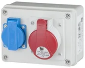 Rozdzielnie elektryczne - Pawbol ROZDZIELNIA BUDOWLANA SKRZYNKA 32/5+1x230V B.1090 - miniaturka - grafika 1