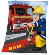 Koce i narzuty dla dzieci - Strażak Sam Koc dziecięcy 130 x 160 cm - miniaturka - grafika 1