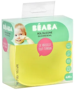 Beaba Silikonowa miseczka z przyssawką yellow - Miseczki i talerzyki dla dzieci - miniaturka - grafika 12