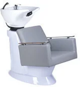 Myjki fryzjerskie - Barbiero Myjnia fryzjerska MILO BH-8025 jasno szara BH-8025/188 - miniaturka - grafika 1