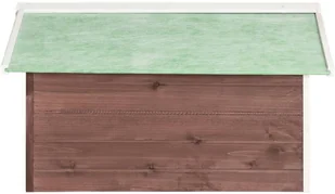 vidaXL Lumarko Garaż dla kosiarki robotycznej, 72x87x50, biel i mokka, jodła 170880 - Pozostałe narzędzia ogrodowe - miniaturka - grafika 6