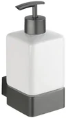 Mydelniczki i dozowniki mydła - Wenko Dozownik na mydło MONTELLA kolor antracytowy - miniaturka - grafika 1