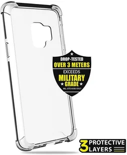 PURO Impact Pro Hard Shield - Etui Samsung Galaxy S9 (czarny) SGS9HARDSHBLK (SGS9PHARDSHBLK) - Etui i futerały do telefonów - miniaturka - grafika 3