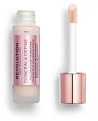 Podkłady do twarzy - Revolution MAKE UP Makeup Conceal & Define Foundation Podkład kryjący F0.5 23ml 102742 - miniaturka - grafika 1