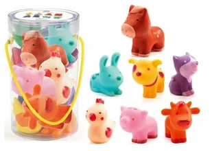 Djeco Zabawki do kąpieli zwierzątka Farma DJ09116 - Zabawki do kąpieli - miniaturka - grafika 4