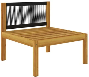 vidaXL 6-cz. zestaw wypoczynkowy do ogrodu, kremowe poduszki, akacja 3057876 - Meble ogrodowe - miniaturka - grafika 9