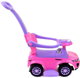 FUNFIT KIDS Jeździk pchacz dla dzieci 3w1 FUNFIT KIDS 2094 PCHACZ RÓŻOWY - Jeździki dla dzieci - miniaturka - grafika 2