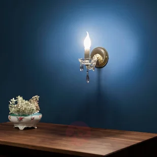 Orion Lampa ścienna DOLORES z kryształkami 1-punktowa - Lampy ścienne - miniaturka - grafika 3