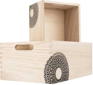 Orion Skrzynka drewniana skrzynia pojemnik MANDALA 31x21 731036 - Pudła i pojemniki do przechowywania - miniaturka - grafika 3