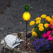 Lampy ogrodowe - Näve Solarne oświetlenie dekoracyjne LED Ananas - miniaturka - grafika 1