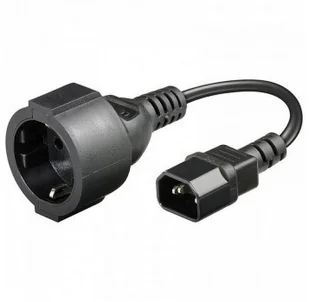 Gembird Adapter zasilania IEC320 C14-SCHUKO(F) 15 cm AKGEMKZ00000002 - Adaptery i przejściówki - miniaturka - grafika 2