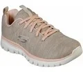Buty sportowe damskie - Skechers Graceful Twisted Fortune brązowy - miniaturka - grafika 1