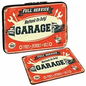 Podkładki pod mysz - Pedea Design pokrowiec na notebooka z ekranem o przekątnej do 17,3 cala (43,9 cm) z dołączoną podkładką pod mysz Design, motyw Garage (warsztat samochodowy) SET019-66060757 - miniaturka - grafika 1