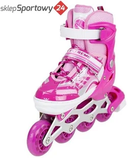 Nils EXTREME ŁYŻWOROLKI NJ1828 A ROZM L RÓŻ EXTREME 16-00-036 - Rolki - miniaturka - grafika 8