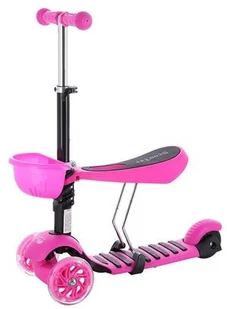 Nils HLB08 3w1 PINK HULAJNOGA DZIECIĘCA FUN - Hulajnogi - miniaturka - grafika 4