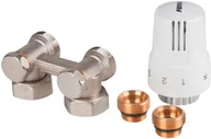 Głowice termostatyczne - Ferro Komplet termostatyczny ZTV02 kątowy uniwersalny - miniaturka - grafika 1