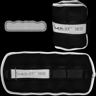 Movit REGULOWANE OBCIĄŻNIKI NEOPRENOWE 2x 2 KG NA RĘCE NOGI CIĘŻARKI OBCIĄŻENIA 20040643 - Pozostały sprzęt siłowy - miniaturka - grafika 4
