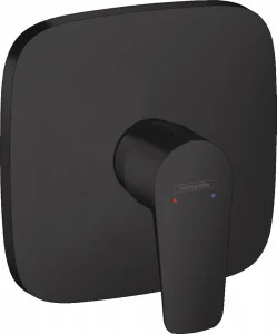 Hansgrohe 71765670 Talis E Jednouchwytowa bateria prysznicowa montaż podtynkowy element zewnętrzny DN18 matowy czarny - Baterie podtynkowe Hansgrohe 71765670 Talis E Jednouchwytowa bateria prysznicowa montaż podtynkowy element zewnętrzny DN18 matowy czarny - Baterie podtynkowe - miniaturka - grafika 1