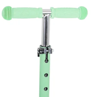 Hulajnoga trójkołowa z siedziskiem balansowa miętowo szara LED KX6625 - Hulajnogi - miniaturka - grafika 10