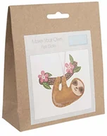 Akcesoria i części do maszyn do szycia - Trimits Trimits Filcowy zestaw dekoracyjny: Leniwiec, 14,5 x 8,5 cm GCK080 - miniaturka - grafika 1