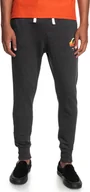 Spodnie sportowe męskie - Quiksilver spodnie dresowe męskie BLOCK SLIM JOGGER Dark Grey Heather KRPH - miniaturka - grafika 1