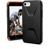 Etui i futerały do telefonów - UAG Civilian obudowa ochronna do iPhone SE1/2/3G iPhone 7/8 czarna IEOUGCSE22BK - miniaturka - grafika 1