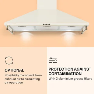 Klarstein Victoria 90 DSM-Victoria-90Ivo - Okapy kuchenne - miniaturka - grafika 5