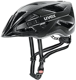 UVEX City Active kask rowerowy, czarny, 56-60 cm S4104280117 - Kaski rowerowe - miniaturka - grafika 2