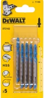 Brzeszczoty - DeWALT brzeszczoty do wyrzynarek 100mm do cięcia metalu 5szt. DeWalt [DT2163] DT2163-QZ - miniaturka - grafika 1