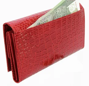 Marco (PL) Portfel Damski (PL) 16 cm Suwak Wewnątrz Skóra Naturalna PD-08 - Portfele - miniaturka - grafika 2