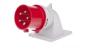 Gniazdka elektryczne - PCE Wtyczka tablicowa kątowa 32A 5P 400V czerwona IP44 77725-6 77725-6 - miniaturka - grafika 1