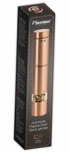 Bestron Młynek do pieprzu i soli APS100CO, miedziany, 18,2 cm - Młynki do soli i pieprzu - miniaturka - grafika 6