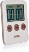 Pozostałe akcesoria kuchenne - Banquet Cyfrowy minutnik kuchenny Culinaria, kremowy - miniaturka - grafika 1
