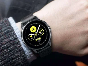 Alogy Bransoleta Milanese pasek Alogy do Gear S3 Watch 46mm 22mm) 236mm Czarna 8751X1 - Akcesoria do smartwatchy - miniaturka - grafika 6