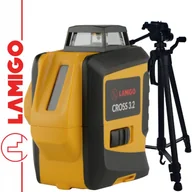 Sprzęt geodezyjny - LAMIGO Laser liniowy Cross 3.2 Statyw aluminiowy 1,4m - miniaturka - grafika 1