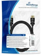 Kable - MediaRange Kabel HDMI MediaRange MRCS197 HDMI/HDMI with Ethernet , 2.0m, czarny MRCS197 - miniaturka - grafika 1